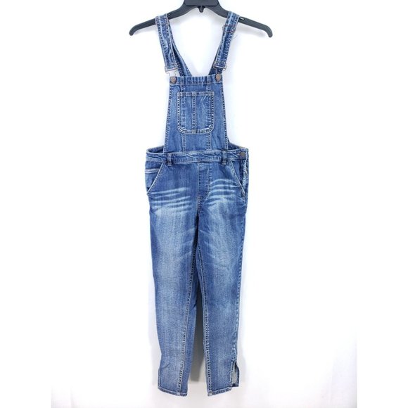 Indigo Rein Denim Overalls Women's Size Large Stretch - Picture 1 of 10